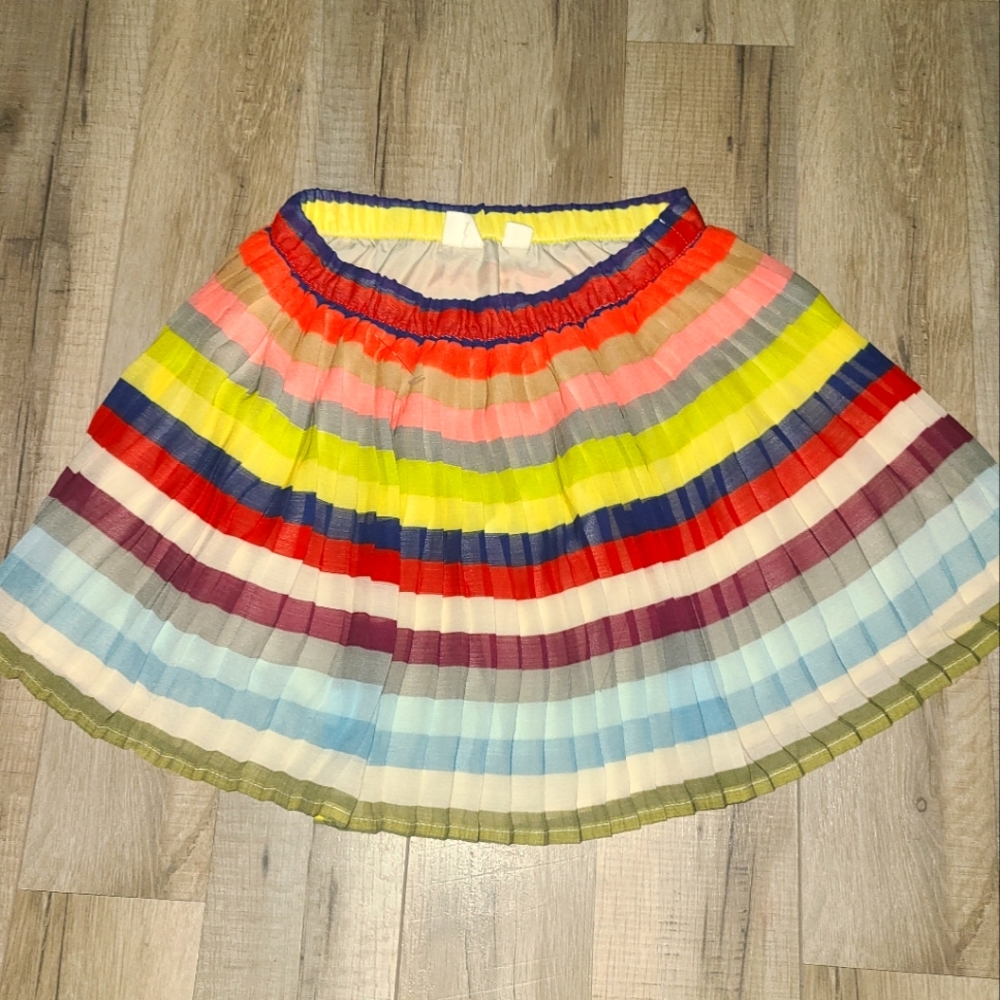 Gap, Little Girls Small Pleated Multi- Color Skirt